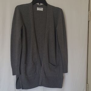 Old Navy Heather Gray Open Cardigan